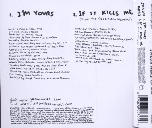 I M Yours 2track Mraz Jason Amazon De Musik i m yours 2track