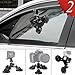 GreatCool Suction Cup Car Mount Holder with 360 Degree Mount+Jaws Flex Clamp Mount with Adjustable Gooseneck Accessories for Compatible with GoPro Fusion Hero Session Action Camera and Cell Phone