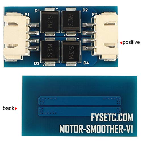 TL Smoother Addon Module, BCZAMD TL Smoother Kit Signal Filter Stabilizer Module for Pattern Elimination Motor Clipping Filter 3D Printer Stepper Motor Drivers Terminator Reprap MK8 I3 Ender 3, 4Pcs