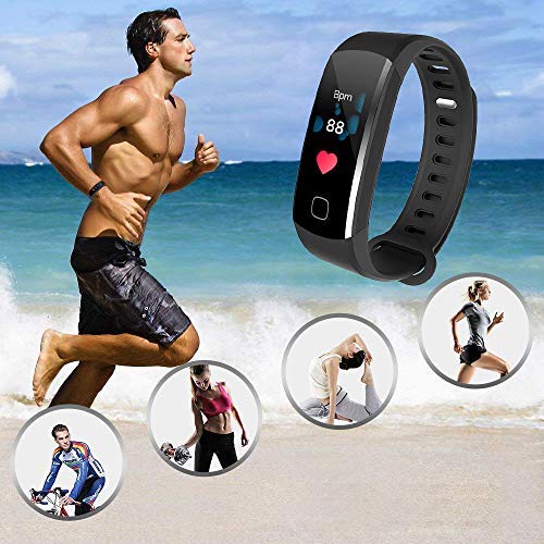 Fitness Tracker Heart Rate Monitor-Smart Activity Tracker with Sleep Monitor, Waterproof Smart Fitness Band with Step Counter, Calorie Counter, Pedometer Watch,Blood Pressure for Women, and Men