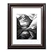 11x14 Picture Frame Antique Brown - Matted to 8x10, Frames by EcoHome
