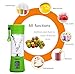 Portable Blender USB Juicer Cup - SUMGOTT Juicer Machine with USB Charger Fruit Mixing Machine Personal Size Rechargeable Juice Blender and Mixer