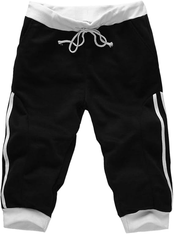 Mens Tracksuit Jogging Bottoms Sport Capri Pants Baggy Jogging Training Trousers Amazon.co.uk