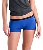 Comfortable Club Women's Modal Microfiber Boyshorts Panties Underwear (Medium, Monaco Blue)