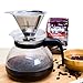 Pour Over Coffee Cone Dripper with Coffee Scoop & Bag Clip- Reusable & Eco-friendly Single Serve Permanent Drip Coffee Maker by Java Maestro