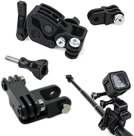 Sportsman Mount for GoPro, Fixing Clip for Gun Rifle Barrel Rail, Bow, Fishing Rod Bow Clamp Mount for GoPro Hero 6 5 4 3+, Garmin, SJCAM, Xiaomi Yi, AKASO ek7000 Action Cameras