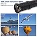 30X Cell Phone Camera Lens, 4 in 1 HD Phone Photography Lens Kit - 18X-30X Zoom Monocular Telephoto Lens - Remote Shutter & Flexible Phone Tripod, Wide Angle, Fisheye & Macro Lens for Smartphones