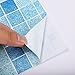 YENHOME Bathroom Wall Decor Mosaic Pattern Removable Wallpaper for Kitchen Backsplash Peel and Stick Wallpaper Mosaic Tile Wall Decals Home Decor Contact Paper for Cabinets Shelf Liner