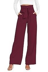 GUOLEZEEV Womens Slacks High Waisted Business Work