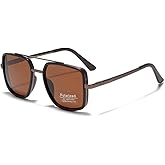 Big Frame Sunglasses Polarized Tr90 Half Metal Unisex Square Sun Glasses Sun Shades Uv400