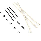 YUSUD Permanent Match Accessories, Never Ending Matchstick Parts, Forever Matches Strike Anywhere Replaceable Kit Included Scrapers, Flint Fire Starter Rods, Wicks and Sealed Waterproof Rubber Rings
