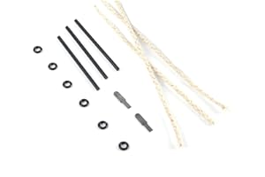 YUSUD Permanent Match Accessories, Never Ending Matchstick Parts, Forever Matches Strike Anywhere Replaceable Kit Included Scrapers, Flint Fire Starter Rods, Wicks and Sealed Waterproof Rubber Rings