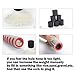 CUSFULL Weighted Hula Hoop 2.3 lbs for Fitness, Exercise, Weight Loss-Premium NBR Foam Surface Detachable Hoop for Adults and Kids