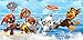 Paw Patrol Beach towel measures 28 x 58 inches
