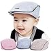 Sumilulu Baby Hat, Cute Baby Infant Boy Girl Stripe Beret Cap Peaked Baseball Hat (Blue)