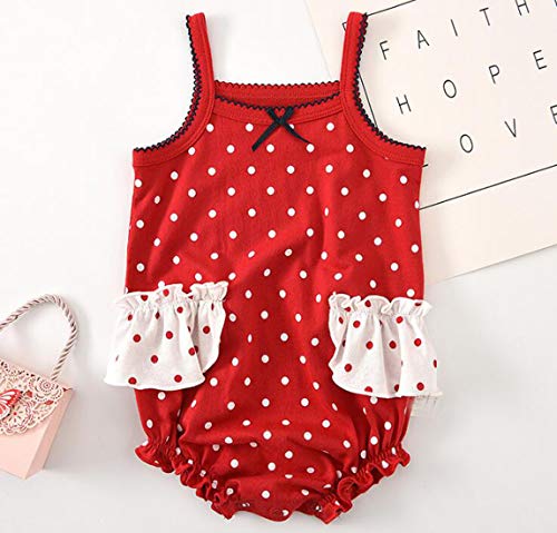 Infant Baby Girls Sleeveless Onesies Tank Top Cotton Baby Bodysuit Pack of Baby Summer Colorful Clothes Outfit (9-12 Months)