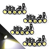 YITAMOTOR 20x Eagle Eye 23mm Motor Car 9W LED Daytime Running DRL Tail Backup White Bulbs
