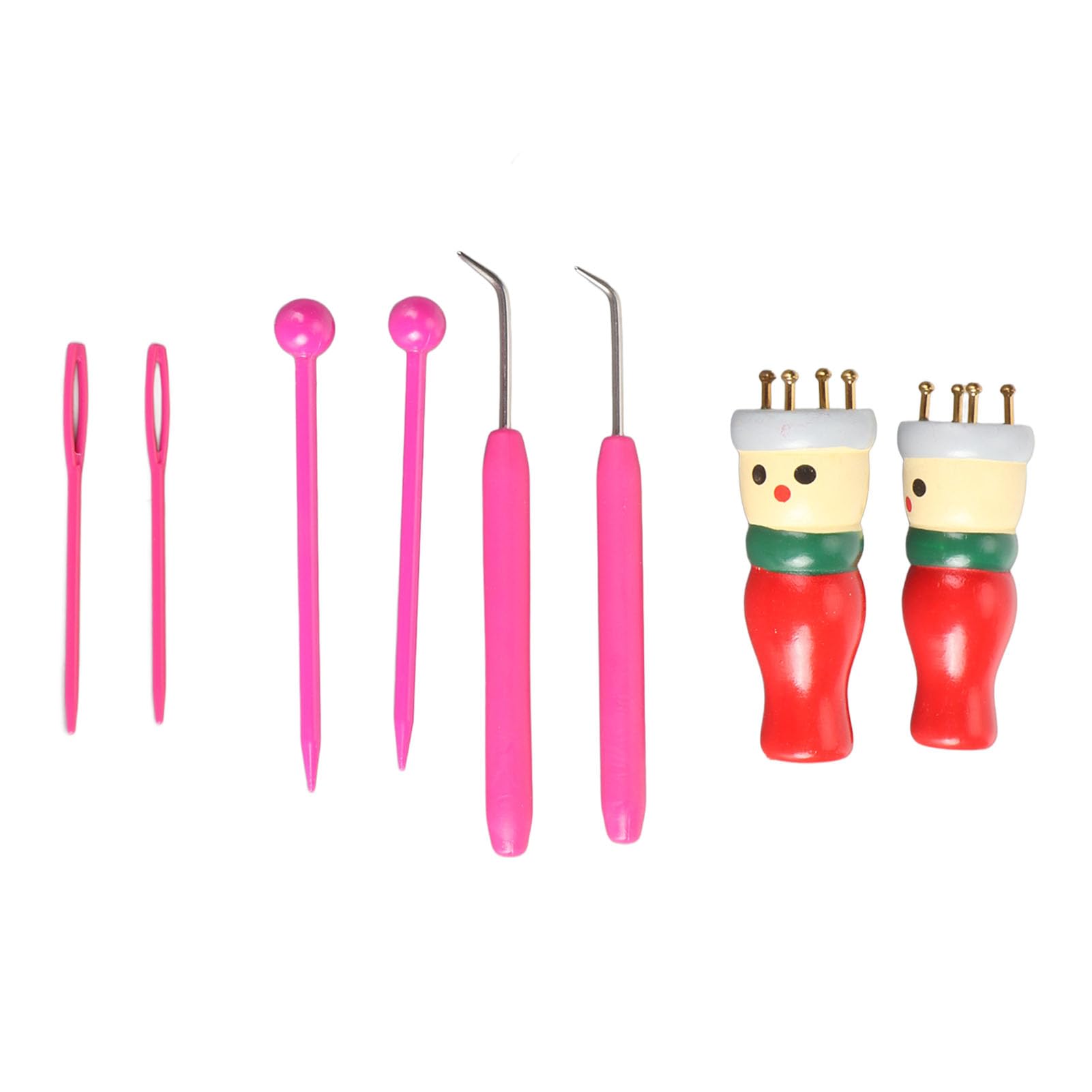 Pssopp French Knitting Dolly Wooden French Knitter Spool Knitting Doll for Making Bracelets, Necklaces, Decoration, PSSOPPPTDV5KGMX3