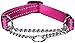 Reflective Nylon Choke Collar; Slip Show Obedience Training Gentle Choker for Medium Dogs, Pink