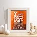 Personalized 7th Copper Anniversary Gift, Copper Foil Print