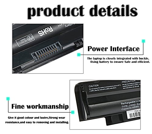 2 Replacement+Laptop+Battery+Inspiron+N3010