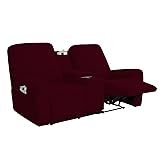 Easy-Going Stretch Recliner Loveseat Cover with