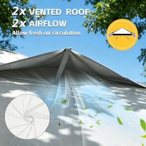 Pone·vora 10x10 Pop Up Canopy Tent Review: One-Push Setup with Vented Roof image 17