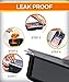 Utopia Kitchen Plastic Food Storage Container Pack with Lid (20, 3 Compartment)