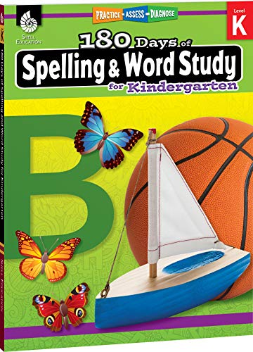 180 Days of Spelling and Word Study: Grade K - Daily Spelling Workbook for Classroom and Home, Cool  - //medicalbooks.filipinodoctors.org