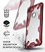 Ringke Fusion-X Designed for Google Pixel 3 XL Case Easy Unlock Squeeze Compatible Transparent Hard PC Back TPU Bumper Solid Protection Cover for Google Pixel 3 XL - Ruby Red