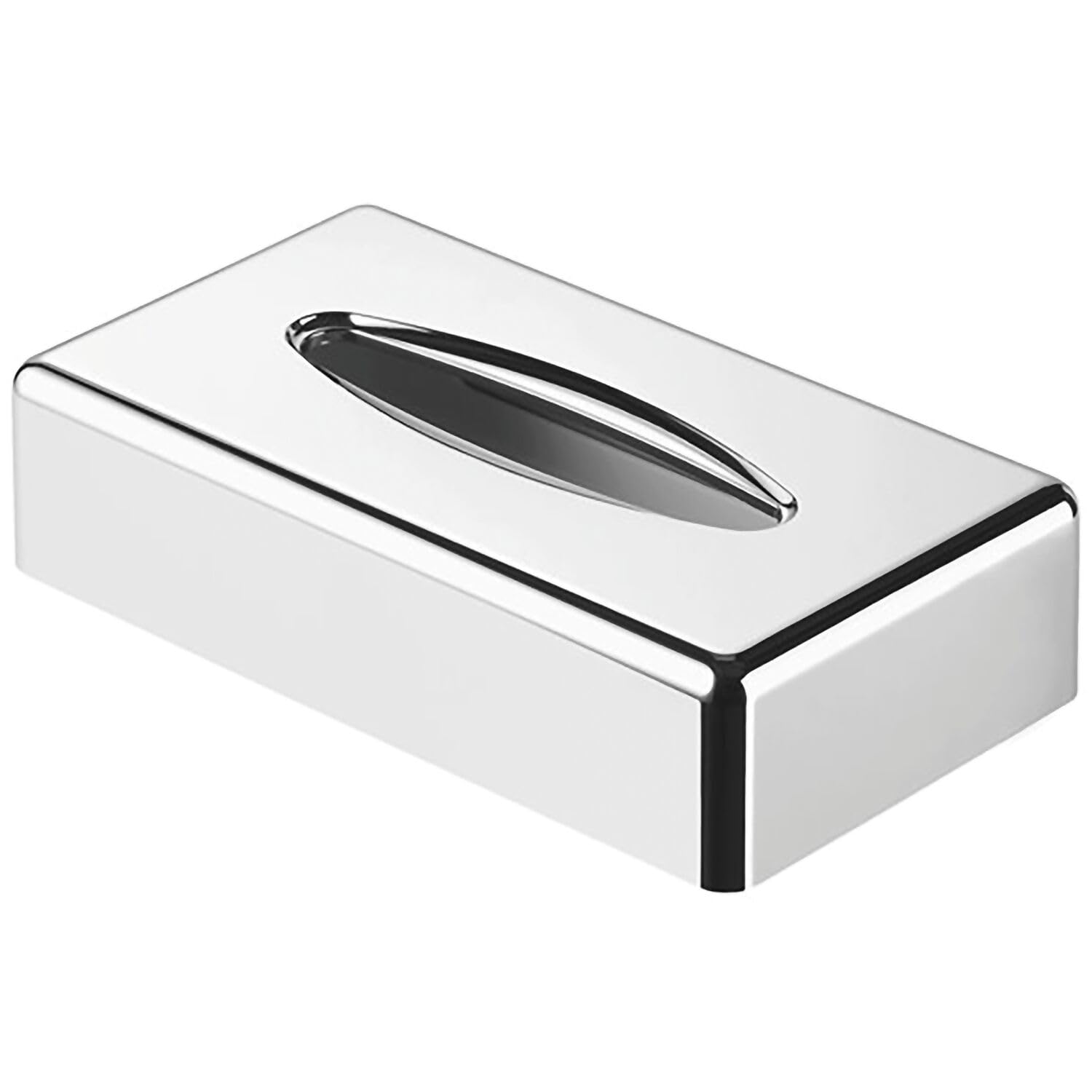 GEESA Kleenex box, free standing/wall mounted, chrome (1210-02), Silver