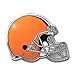 FANMATS 60452 - NFL - Cleveland Browns Embossed Color Emblem | Browns Helmet Primary Logo