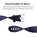 iGK Replacement Bands Compatible For Fitbit Charge 2 Bands, Adjustable Replacement Bands with Metal Clasp Compatible For Fitbit Charge 2 Wristbands Special Edition Navy Small