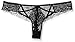 Seven Til Midnight Women's Plus Size Geo Lace Panty with Strappy Elastic Front Detail
