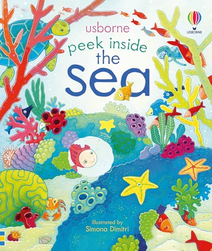 Peek Inside the Sea: A Lift-the-Flap Book to Discover Sharks, Hidden Coral, and Ocean Wonders for Kids (Ages 3-5)