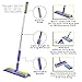 Pure-Sky Microfiber Mop Floor Cleaning - JUST ADD Water No Detergents Needed - Hardwood Wet or Dry - Includes Pole Light Weight, Strong Durable Pole + Includes Mop Washable Pad