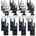 Metal Wood Oscillating Multitool Quick Lichamp Mixed Release Saw Blades Fit Porter Cable Black&Decker Bosch Dremel Craftsman Ridgid Ryobi Milwaukee Dewalt Rockwell Chicago Skil for Fein Multimaster