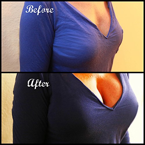 Brown Push Up Bra D, DD, E, F Cup Lift Breast Pads Inserts + Free Body Tape - Thumbnail 2
