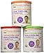 Happy Bellies Organic Super Cereals, DHA, Multi 3-Pack (1 each Brown Rice, Oatmeal, Multigrain 7oz)