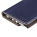 HOOMIL Wallet Case for Apple iPod Touch 7/6/5, [Classic Business Series] Flip Leather Cover - Blue