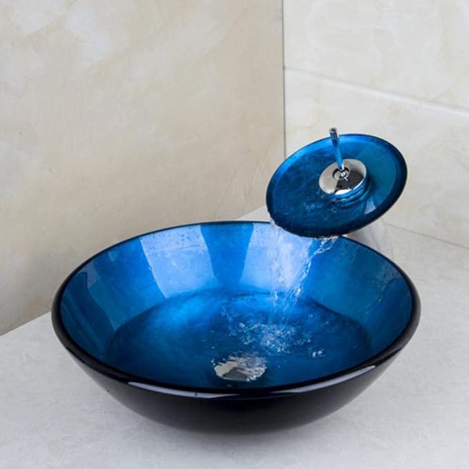 Nueva cascada Coloridos cuencos pintados a mano Fregaderos/Recipientes