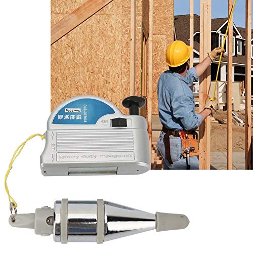 Magnetic Plumb Bob 10ft / 20ft Automatic Hanging Wire Hammer Plumb Bob Line Vertical Measuring Tool (3m) - Thumbnail 6
