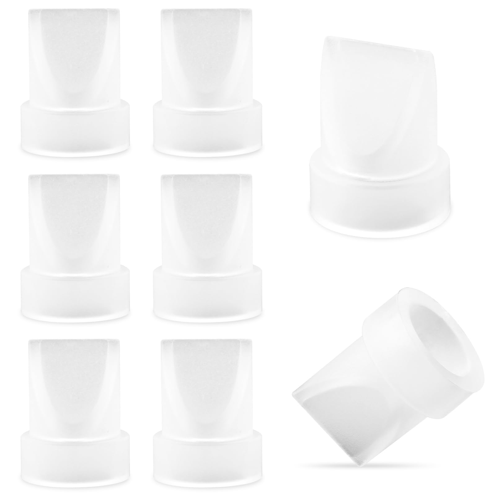 8pcs Duckbill Valves, Silicone Cozy Breast Pump Replacement Parts Breastfeeding Accessories Compatible with Momcozy M5/V1/V2 Pumps, BPA-Free