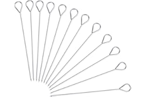 HONSHEN Turkey Lacers for Trussing Turkey 6 inches Stainless SteelSet of 12