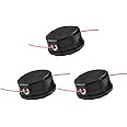 3 Pack String Trimmer Head SRM-225 for Echo Speed Feed 400 SRM-230 SRM225 SRM-210 SRM2100 Echo Weed Eater PAS210 PAS211 PAS225 PAS230 PAS260 Shindaiwa T195S T220 T222 T230 T231 Straight Shaft Trimmer