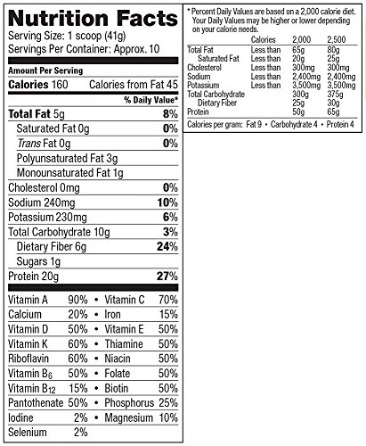 Vega One All-in-One French Vanilla (10 servings) - Plant Based Vegan Protein Powder, Non Dairy, Gluten Free, Non GMO, 15 Ounce (Pack of 1)