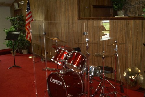 Drum Shield- DS65 Five - 2ft. x 6 ft. Panels