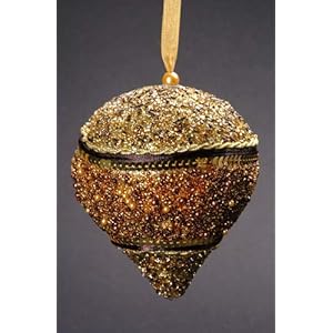 Gesco kerstbal, diameter 36 cm, 9 cm, goud 1/36/216