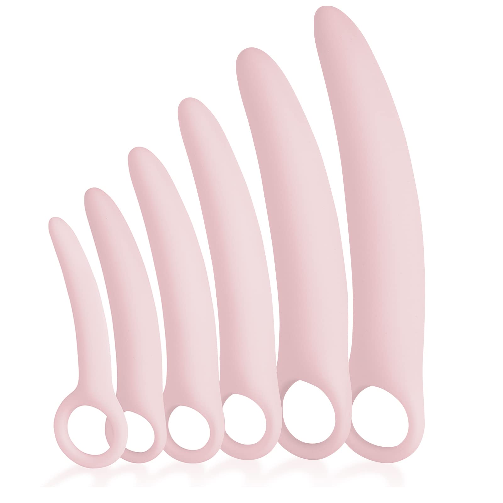 Mua Silicone Pelvic Floor Muscle Dilator Tranier Set-6 Pack,Pink-Full ...