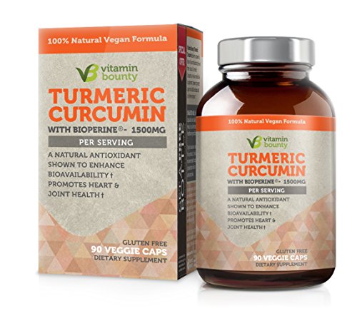 Vitamin Bounty Turmeric Curcumin Supplement - with Bioperene, 95% Standardized Curcuminoids
